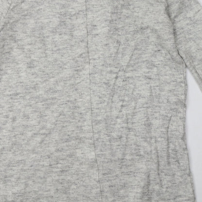 Forever New Womens Grey Collared  Acrylic Cardigan Jumper Size S