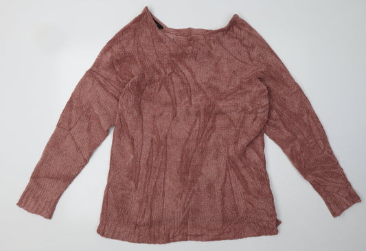 Yours Womens Pink  Polyester Pullover Sweatshirt Size 18  Pullover