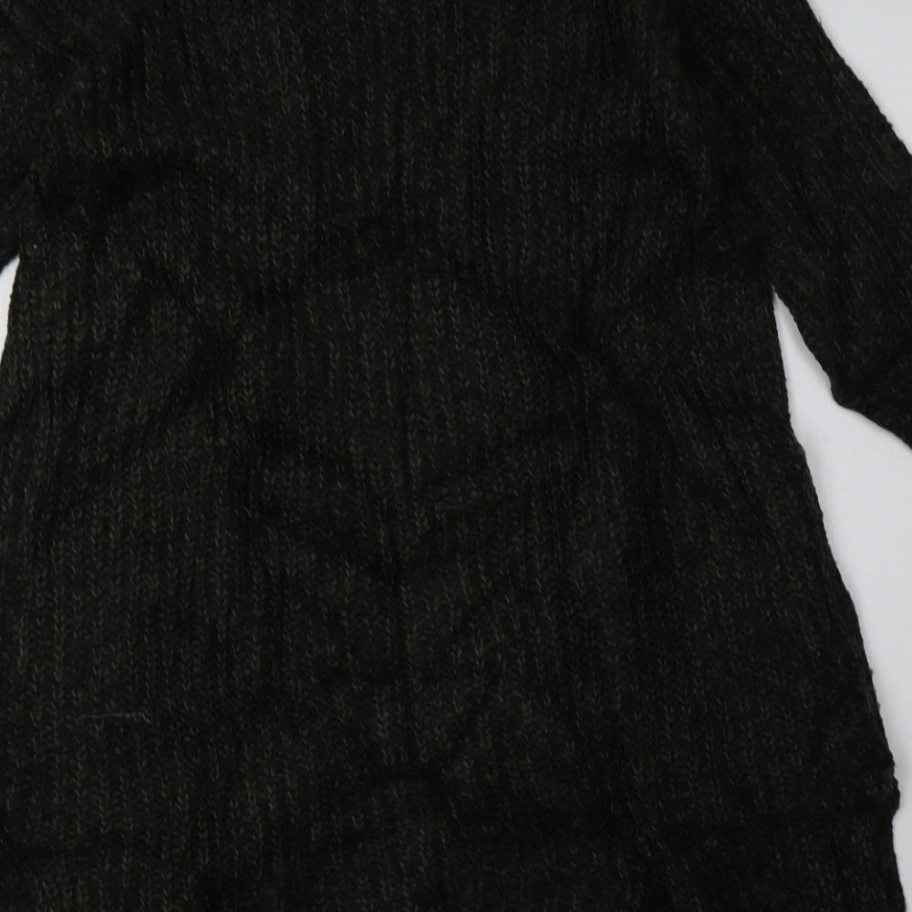 Matalan Womens Green V-Neck  Acrylic Cardigan Jumper Size M
