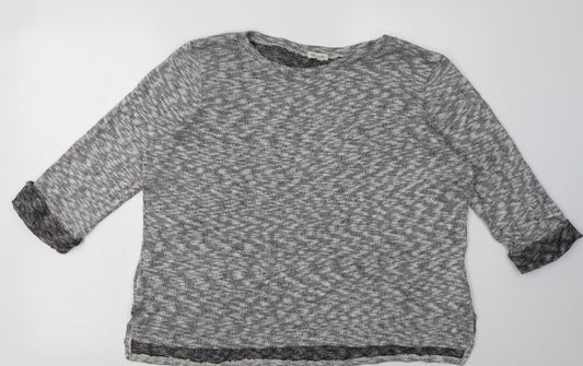 River Island Womens Grey  Polyester Pullover Sweatshirt Size 16  Pullover