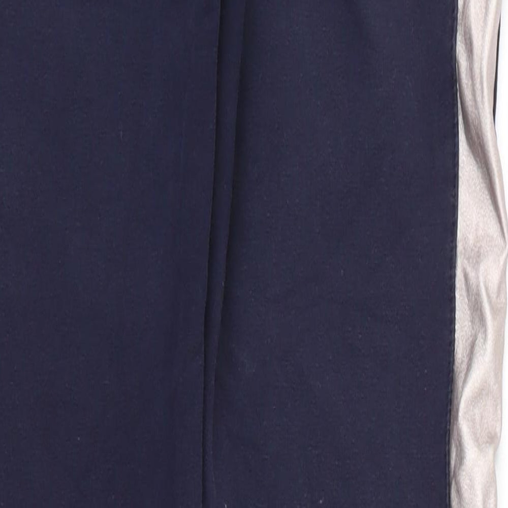 Preworn Boys Blue  Cotton Sweatpants Trousers Size M L25 in Regular Drawstring