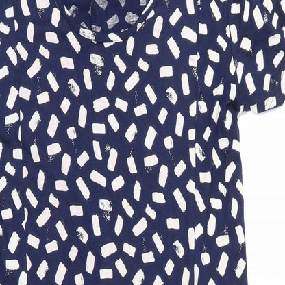 Preloved Capri Womens Blue  Viscose A-Line  Size S  Scoop Neck - Detail