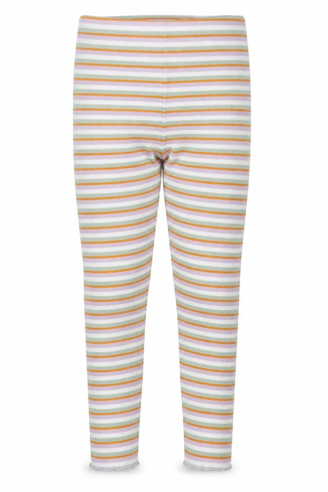 TU Girls Multicoloured Striped Cotton Carrot Trousers Size 9 Months  Extra-Slim  - leggings