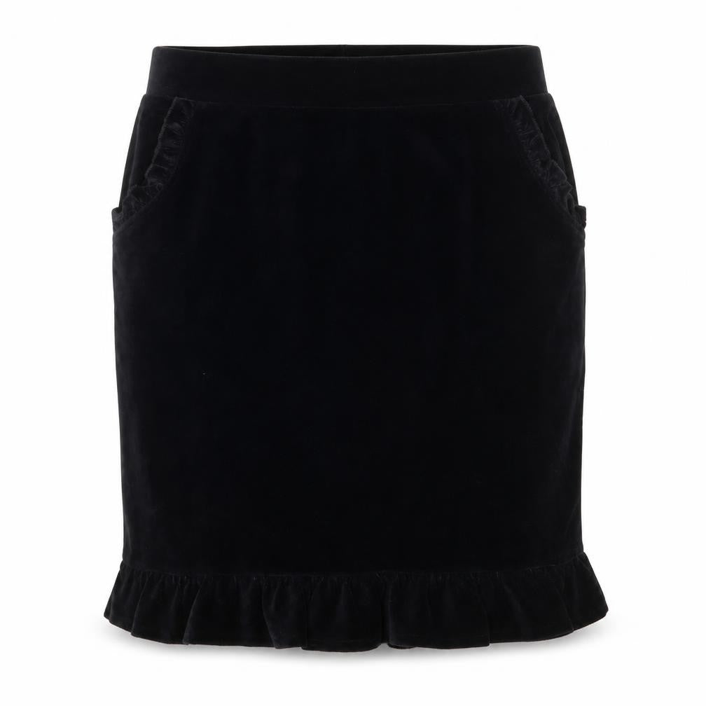 TU Womens Black  Cotton Straight & Pencil Skirt Size 10