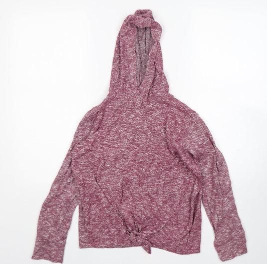 Old Navy Girls Purple  Polyester Pullover Hoodie Size 14 Years