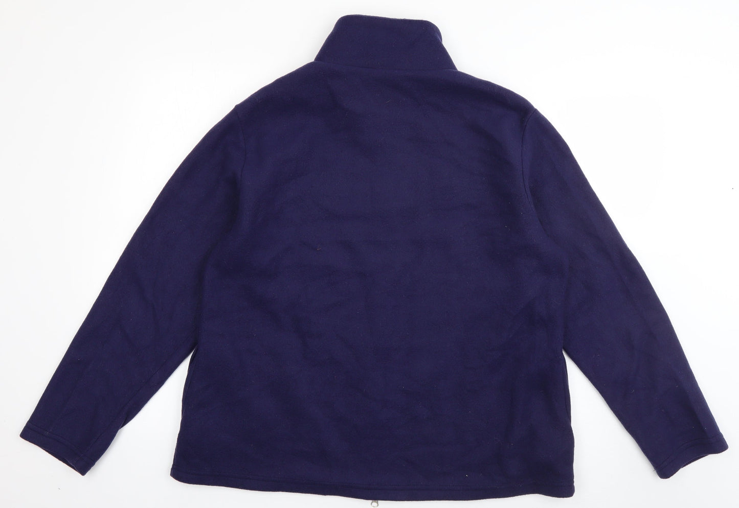 Anne de Lancay Womens Blue   Jacket  Size M  Zip