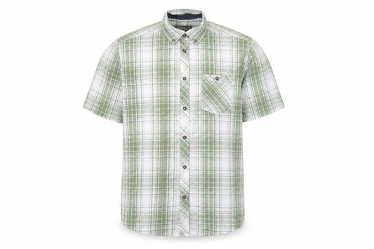 Originals Mens Green Plaid Cotton  Button-Up Size L Collared Button