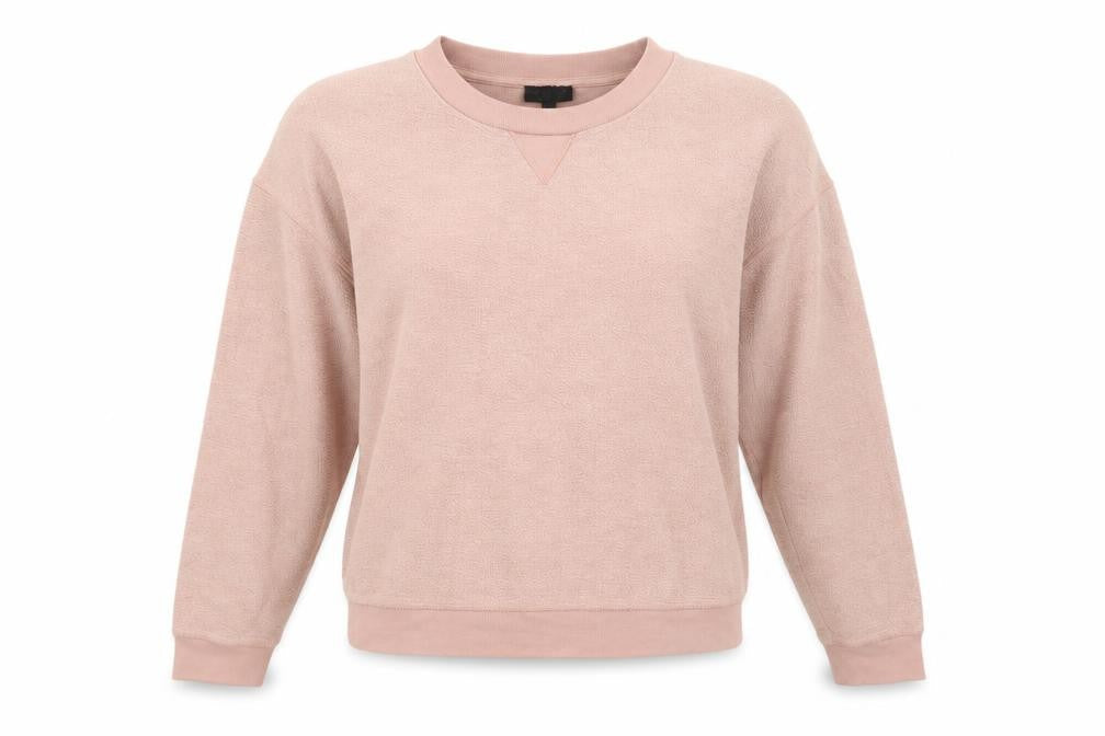 Topshop Womens Pink  Cotton Pullover Sweatshirt Size 6