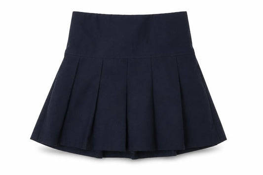 Marks & Spencer Girls Blue  Polyester Pleated Skirt Size 4-5 Years  Regular  - School Wear