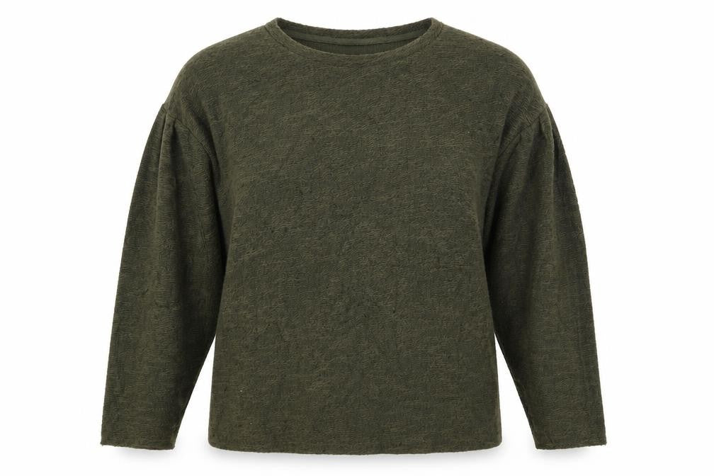 New Look Womens Green Round Neck  Polyester Pullover Jumper Size M
