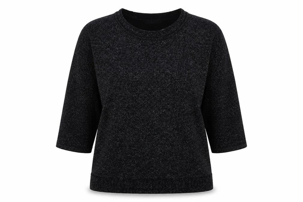 BM Womens Black  Acrylic Pullover Sweatshirt Size M  Pullover