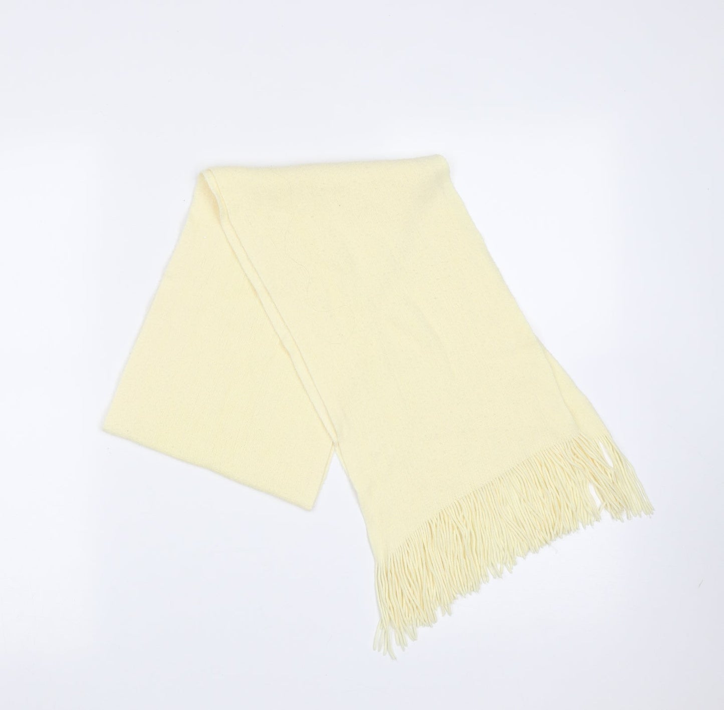 Preworn Womens Yellow  Polyester  Scarf