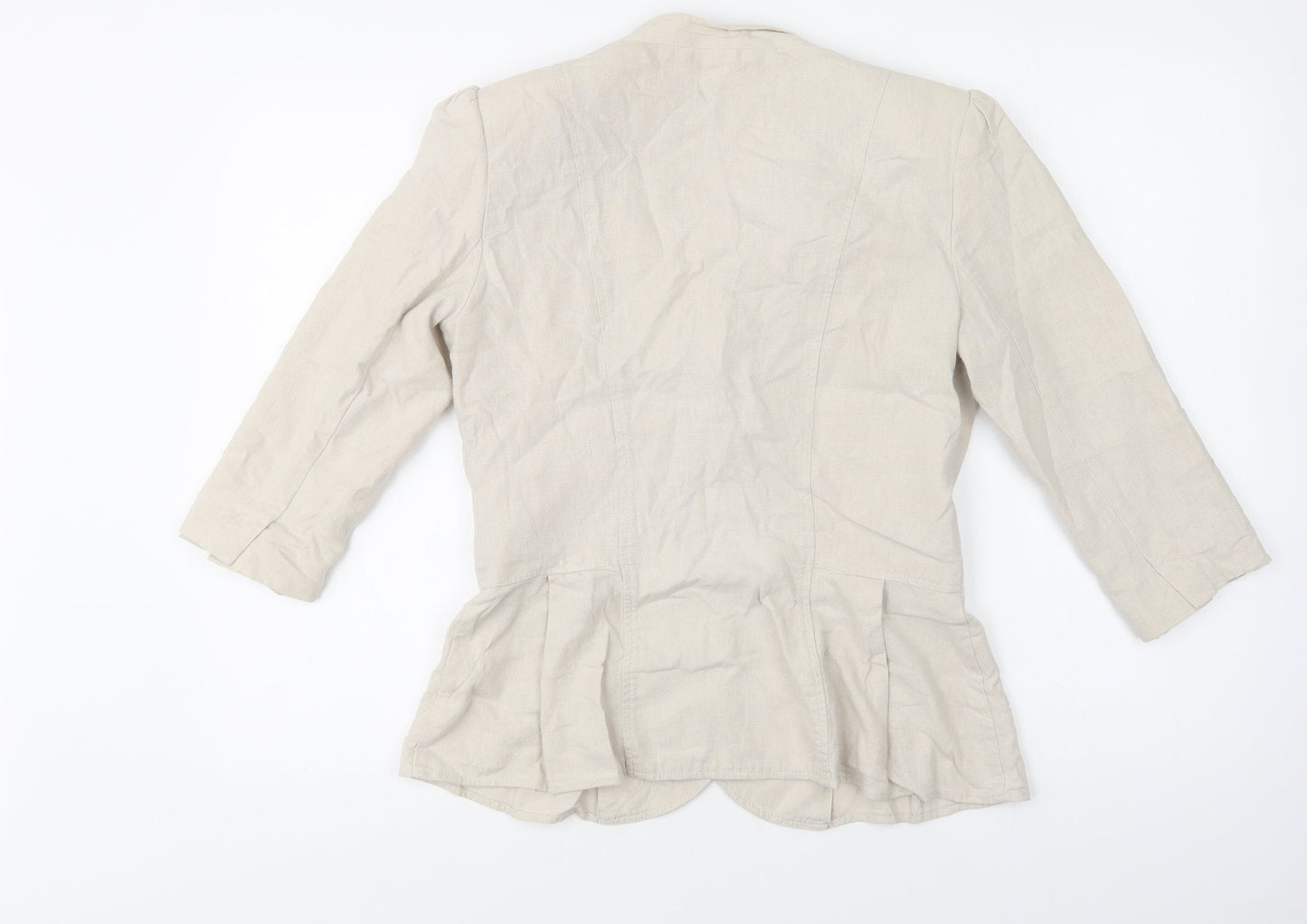 Matalan Womens Beige   Jacket Blazer   Button