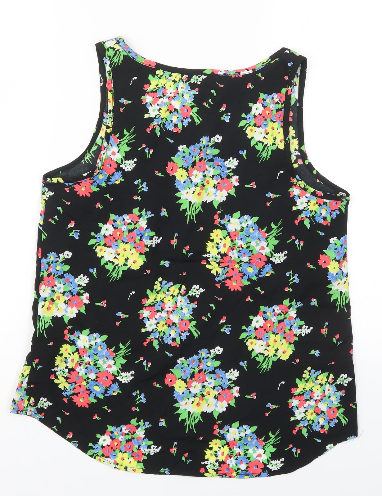 Atmosphere Womens Multicoloured Fair Isle Polyester Basic Tank Size 10 Round Neck