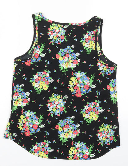 Atmosphere Womens Multicoloured Fair Isle Polyester Basic Tank Size 10 Round Neck