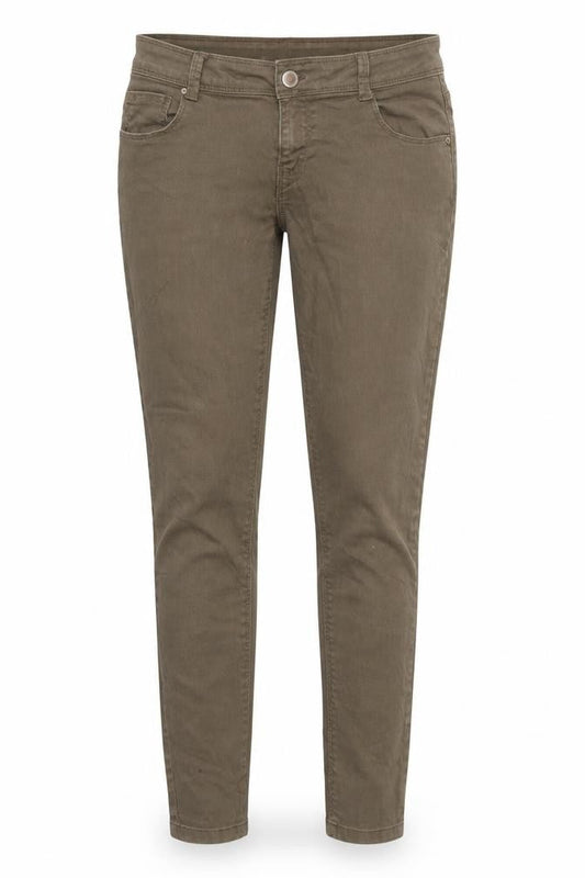 Dorothy Perkins Womens Green  Cotton Skinny Jeans Size 10 L29 in Regular Button