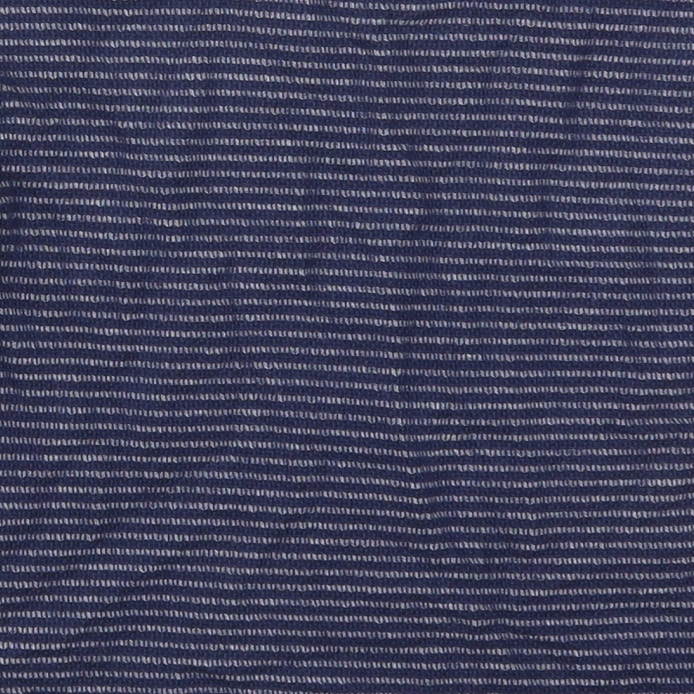 Marks and Spencer Girls Blue Striped Polyester Pullover Sweatshirt Size 11-12 Years  Pullover
