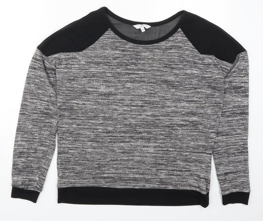 NEXT Womens Grey  Viscose Pullover Sweatshirt Size 14  Pullover
