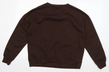 Preloved Disney Womens Brown  Polyester Pullover Sweatshirt Size 10  Pullover - Bambi - Back