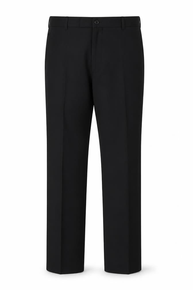 Taylor & Wright Mens Black  Polyester Trousers  Size 34 in L31 in Regular Zip