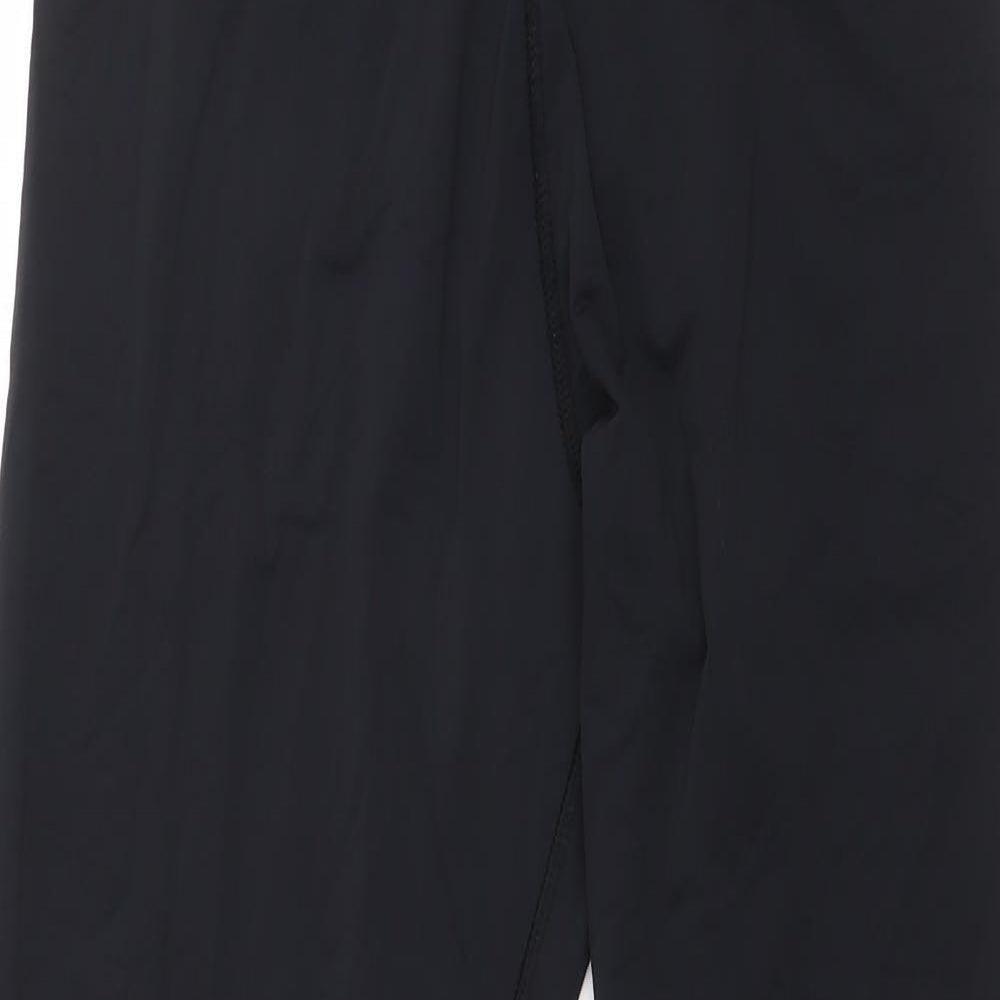 Workout Womens Black  Polyamide Capri Leggings Size 12 L26 in   - Keep Moving Forward