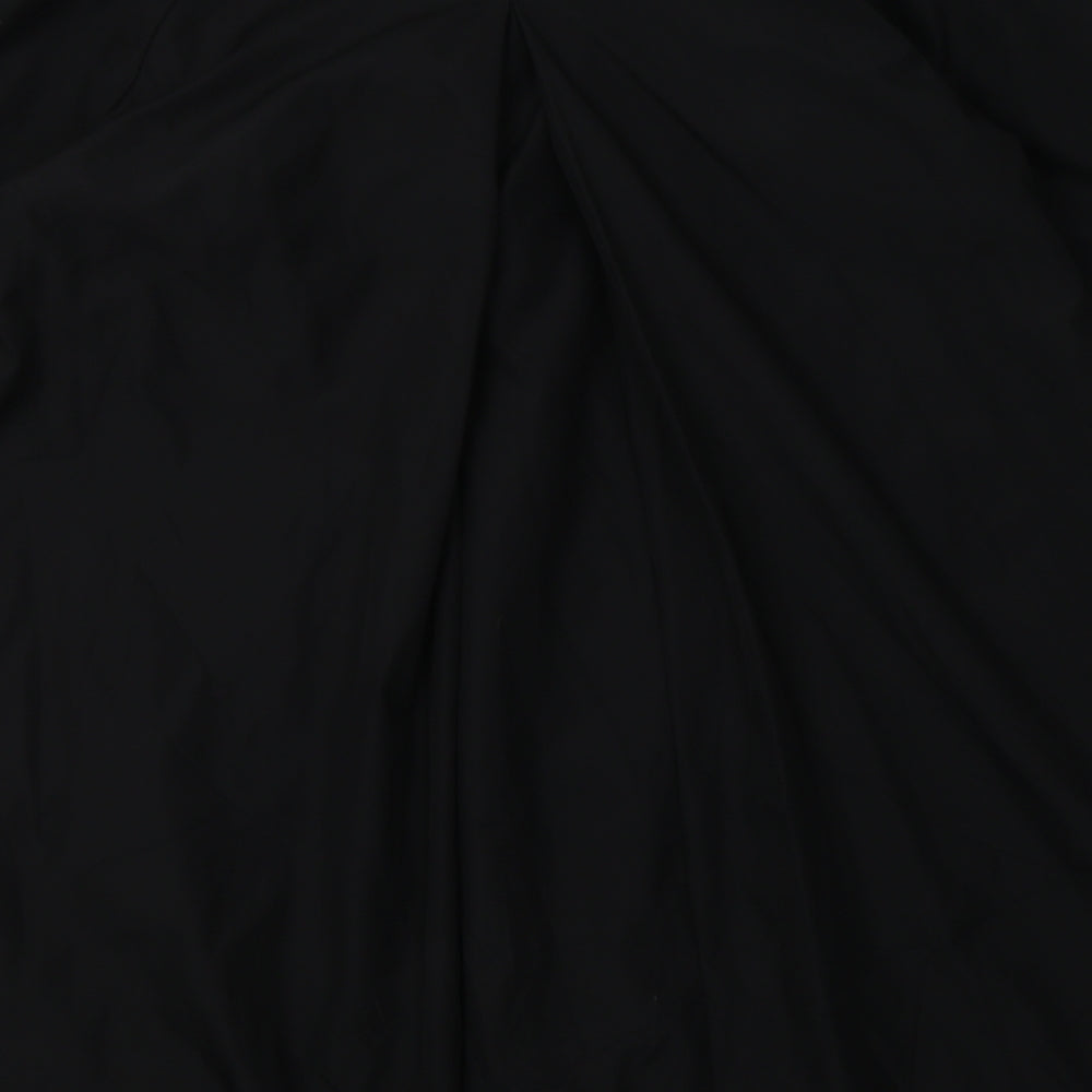 Dennis Basso Womens Black   Overcoat Coat Size XS  Button