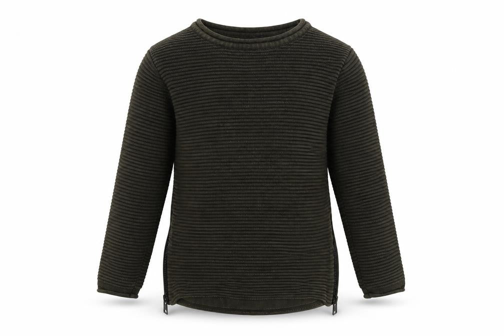 Primark Boys Green  Cotton Pullover Sweatshirt Size 2-3 Years  Zip
