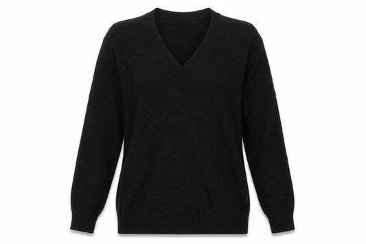 Marks and Spencer Womens Black  Acrylic Pullover Sweatshirt Size 10  Pullover