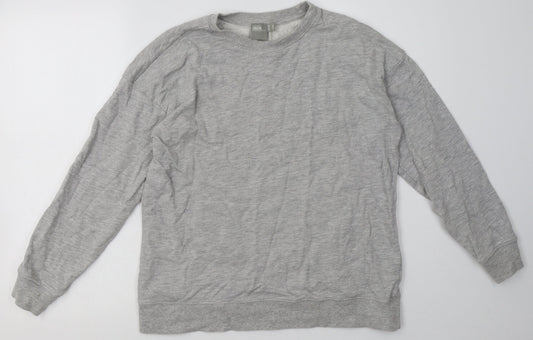 ASOS Womens Grey  Cotton Pullover Sweatshirt Size 8  Pullover