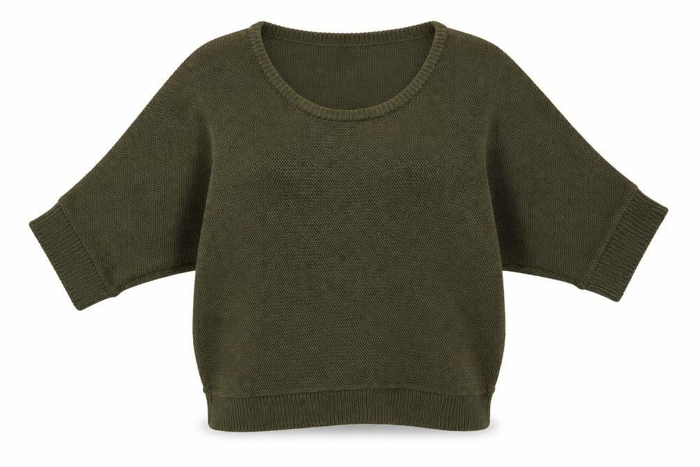 Sparkle & Fade Womens Green  Acrylic Pullover Sweatshirt Size L  Pullover