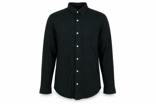 New Look Mens Green  Cotton  Button-Up Size M Collared Button