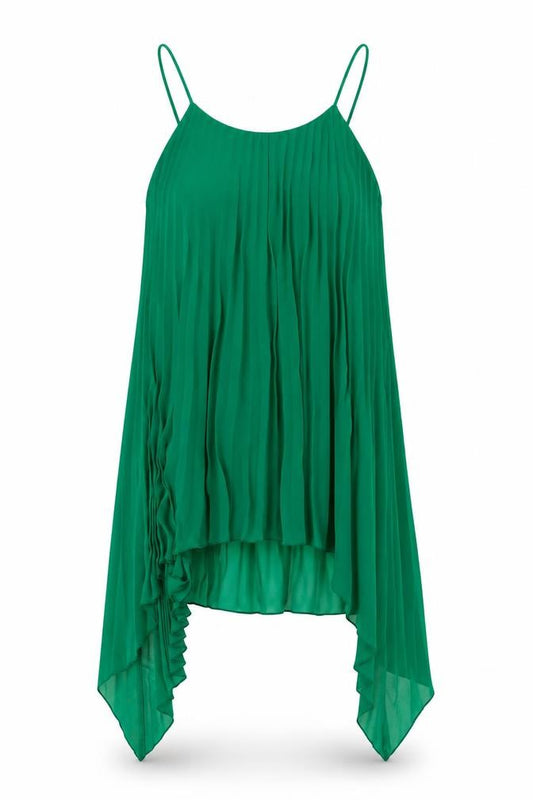 H&M Womens Green  Polyester A-Line  Size 4  V-Neck Pullover