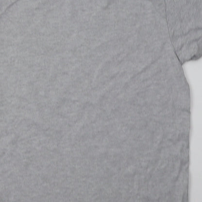 Preloved Primark Womens Grey  Coir Basic T-Shirt Size L Crew Neck - Fortnite - Label