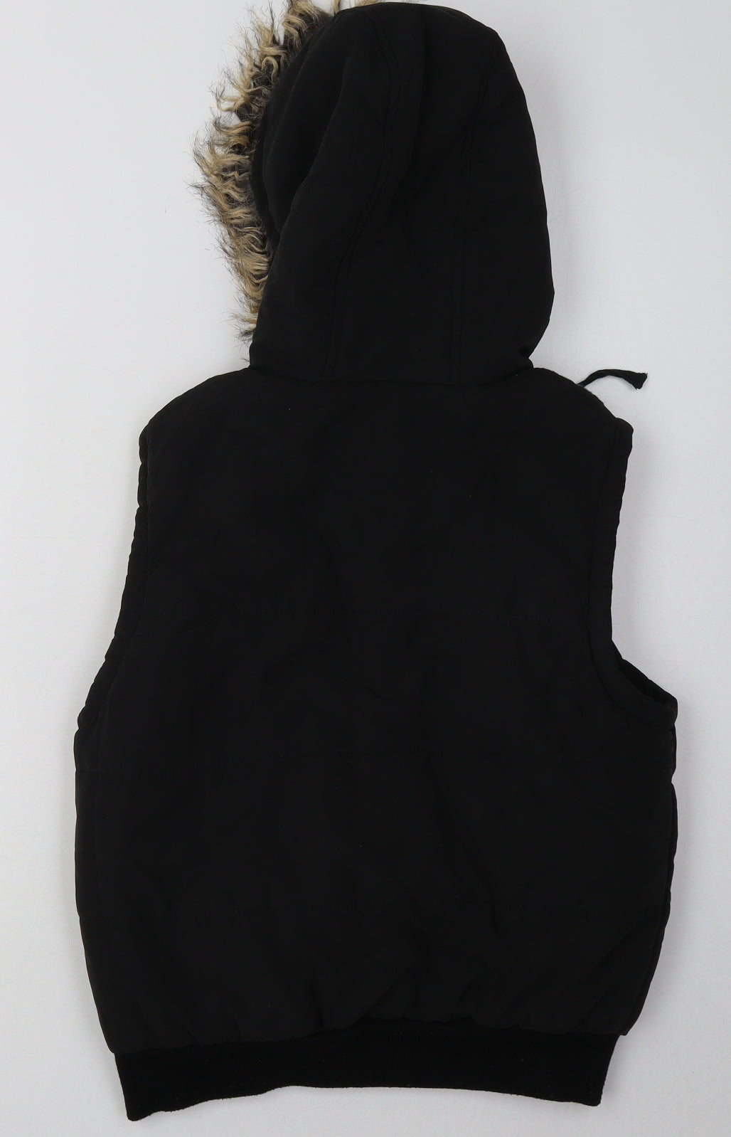 Primark Womens Black   Gilet Jacket Size 12  Zip