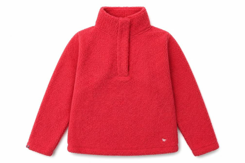 EWM Womens Pink  Polyester Pullover Sweatshirt Size M  Button