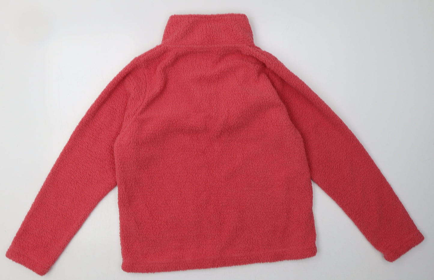 EWM Womens Pink  Polyester Pullover Sweatshirt Size M  Button