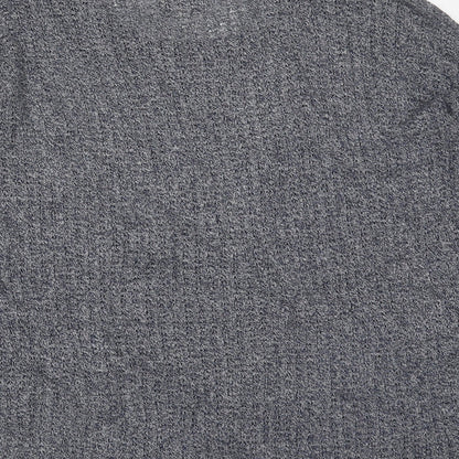 Zara Womens Blue Round Neck  Polyester Pullover Jumper Size S