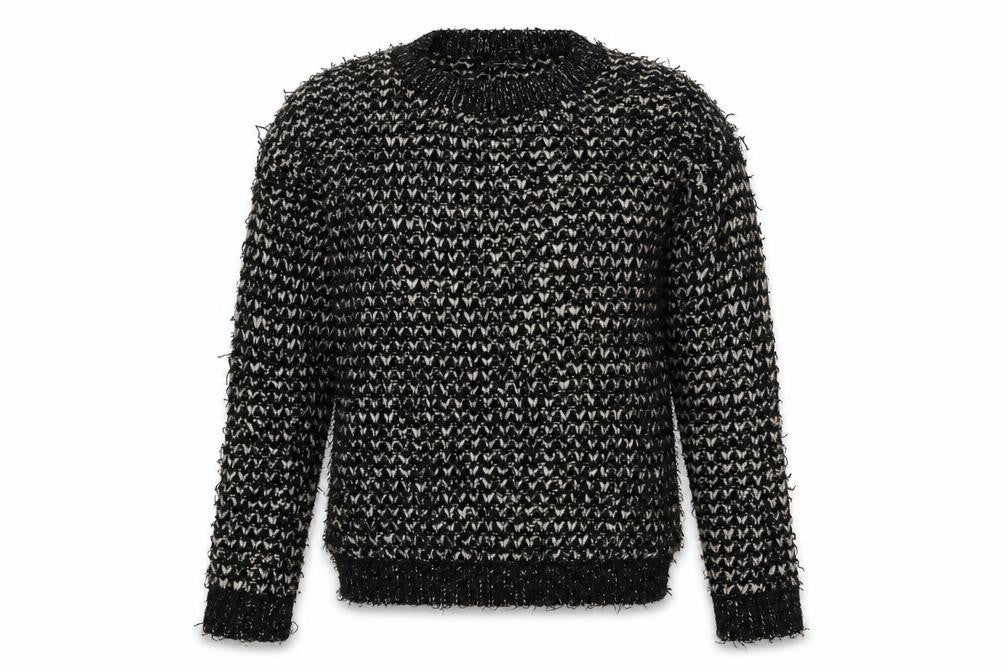 Primark Womens Black Round Neck  Polyester Pullover Jumper Size 6