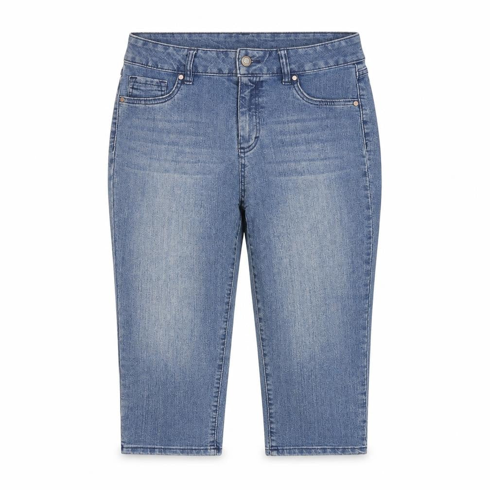 D.Jeans  Womens Blue  Cotton Culotte Shorts Size 8 L18 in Regular
