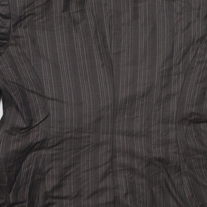 Next Womens Black  Wool Jacket Blazer Size 12