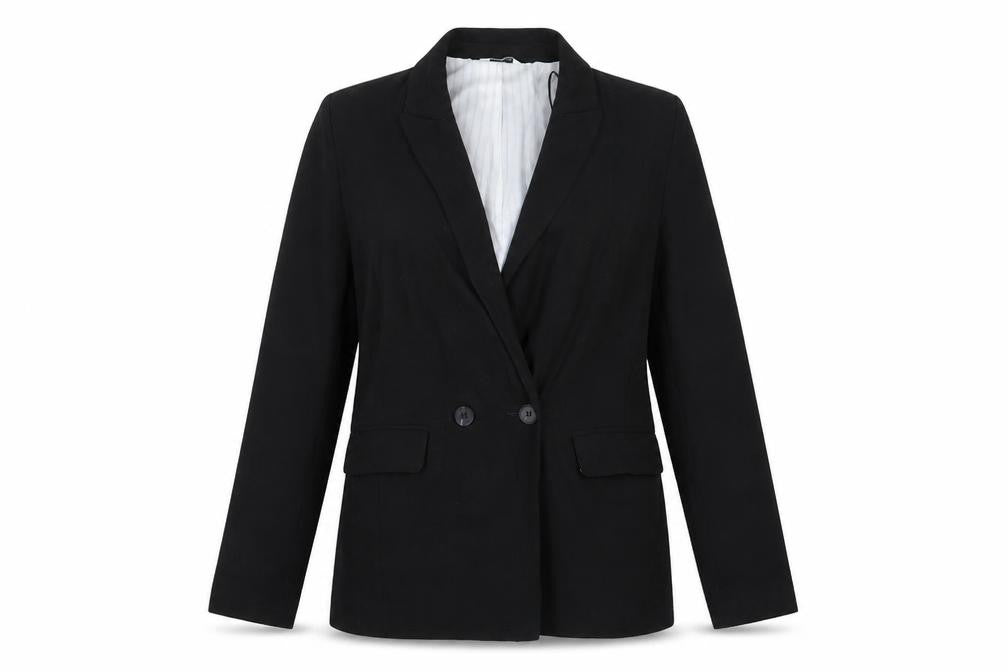 Papaya Womens Black  Viscose Jacket Blazer Size 10