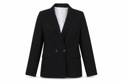 Papaya Womens Black  Viscose Jacket Blazer Size 10