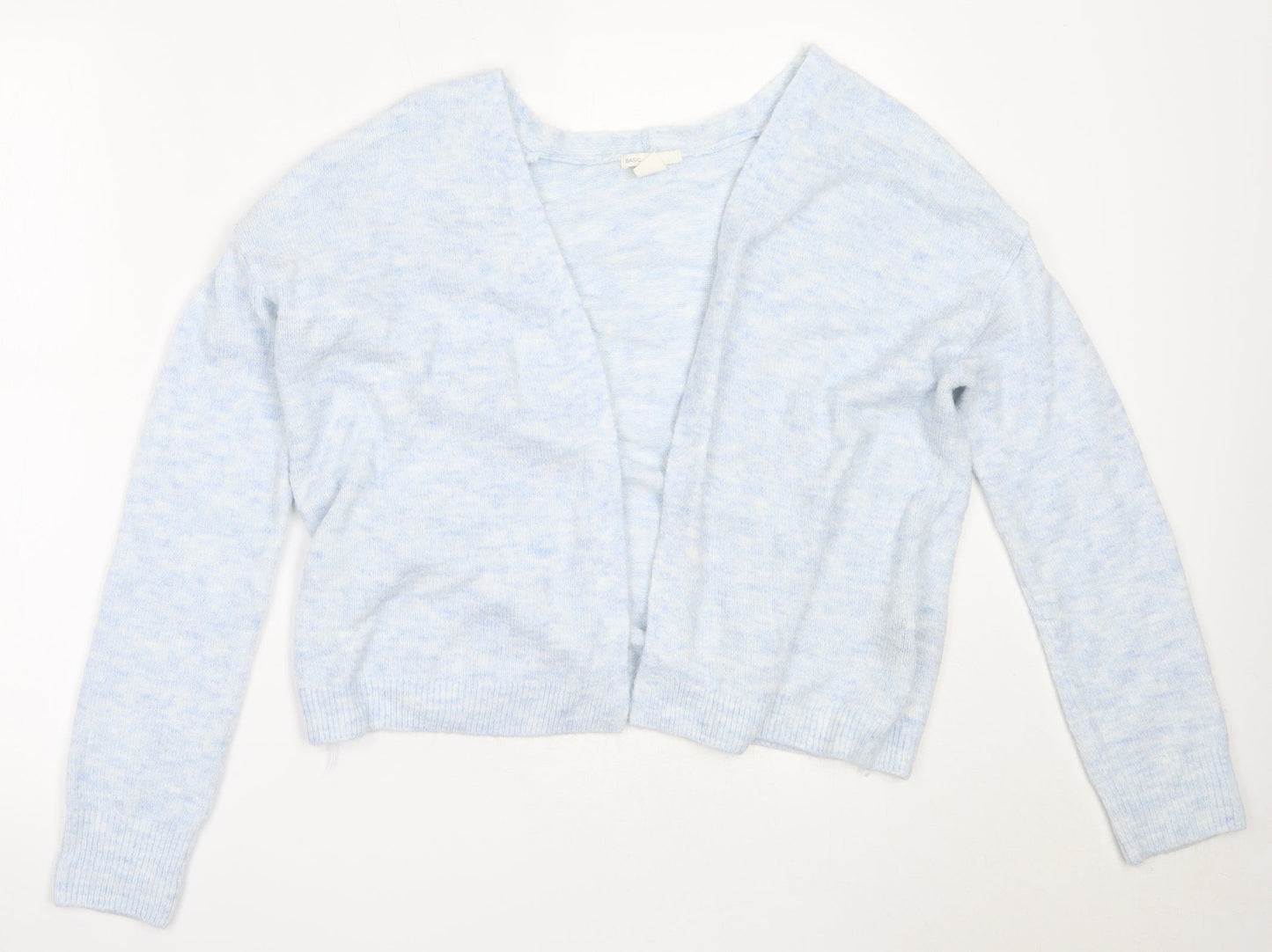 H&M Womens Blue Round Neck  Acrylic Cardigan Jumper Size XS