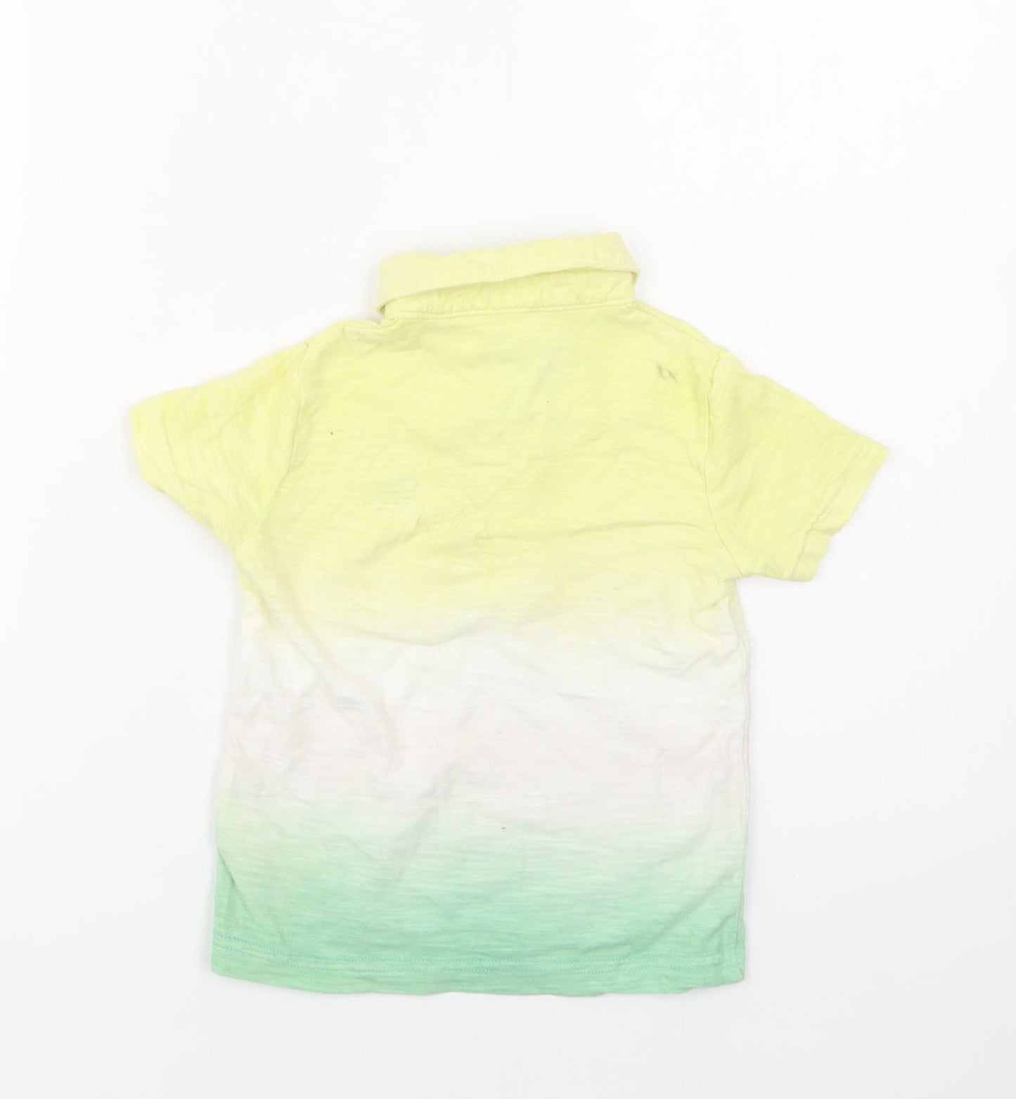 F&F Baby Multicoloured Batik Cotton Basic Polo Size 12-18 Months Collared Button - Dino
