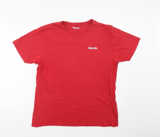 Bench Mens Red T-shirt Size XL