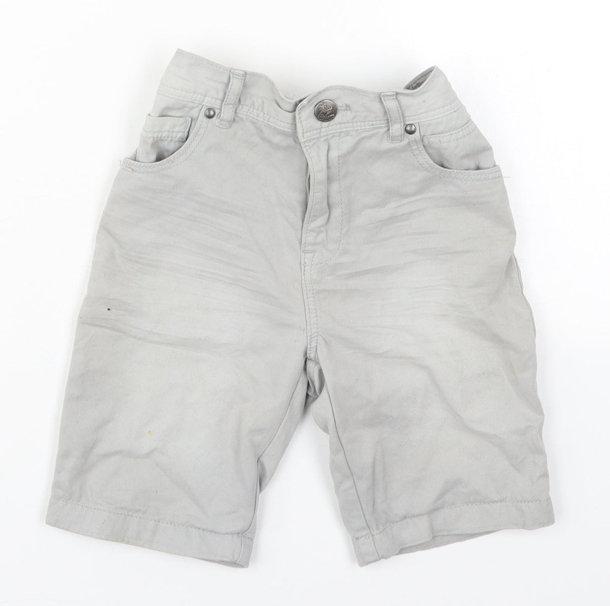 Tu Boys Grey  Cotton Bermuda Shorts Size 5 Years  Regular