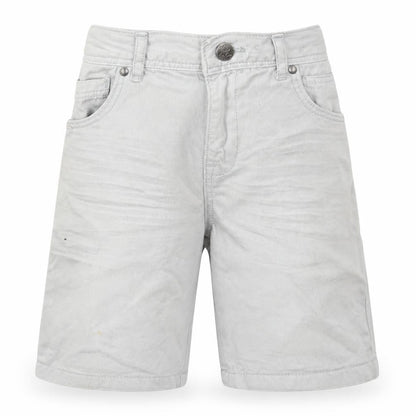 Tu Boys Grey  Cotton Bermuda Shorts Size 5 Years  Regular