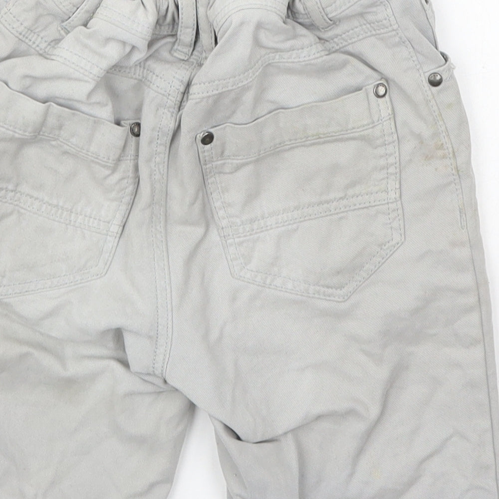 Tu Boys Grey  Cotton Bermuda Shorts Size 5 Years  Regular
