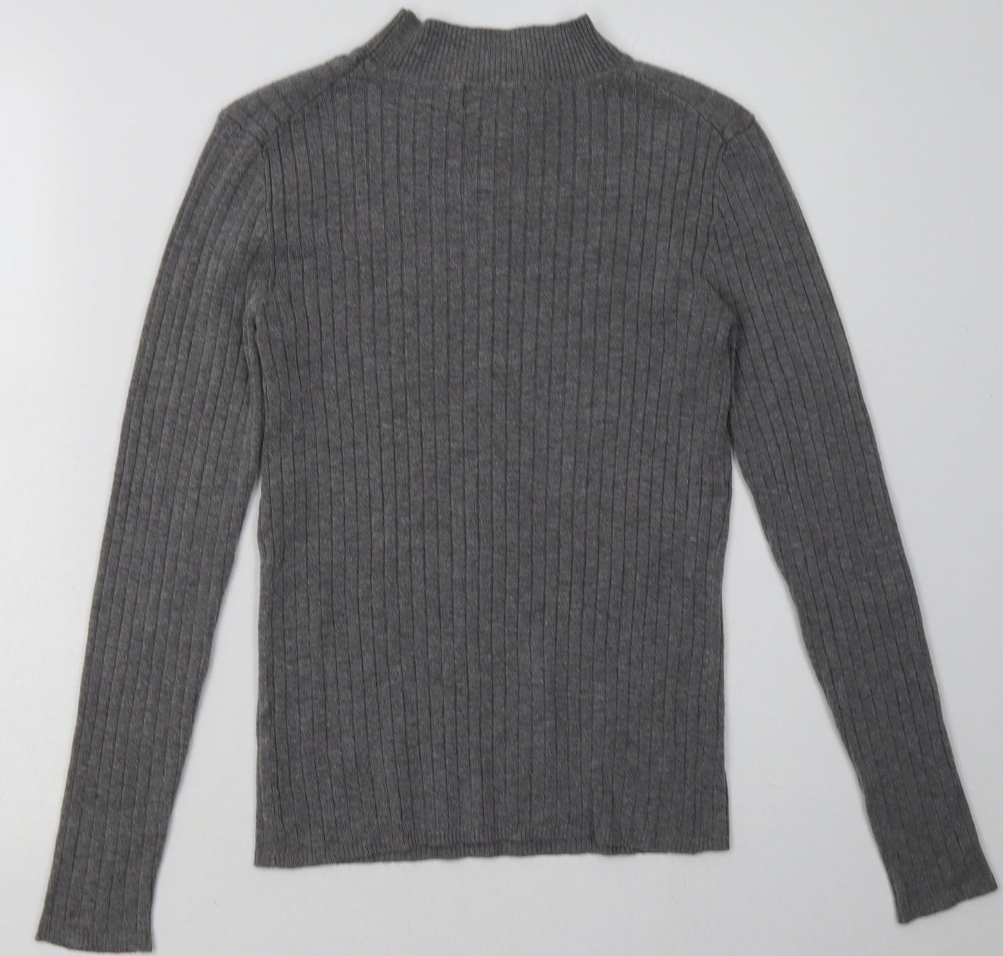 Primark Womens Grey  Viscose Pullover Sweatshirt Size L  Pullover