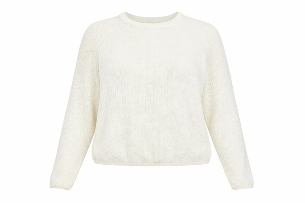 amara reya Womens White  Acrylic Pullover Sweatshirt Size XL  Pullover